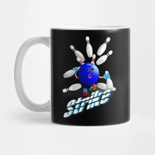 strike 10 pin bowling Mug